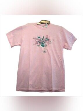 Mossy Oak Officially Licensed Product Ladies Medium Pink Short Sleeve T-Shirt